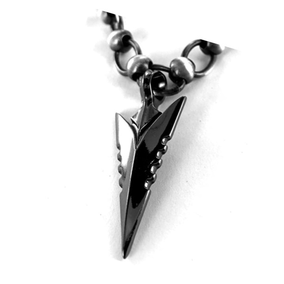 Tribal Jewelry Arrowhead Set, Pendant + Link Chain - Picture 2 of 6